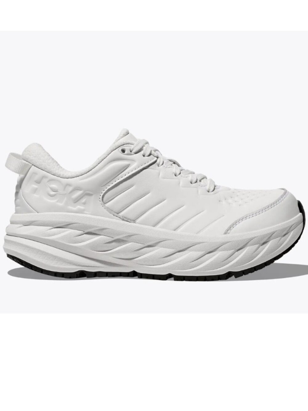 Hoka Women's Bondi SR Running Shoes Sneakers in Frost White Size 9.5